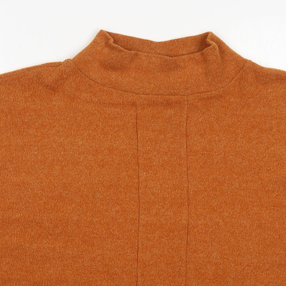 TU Womens Orange  Polyester Pullover Sweatshirt Size 18  Pullover