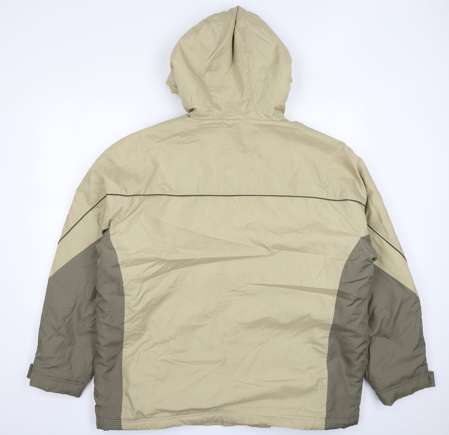 Weathersguard Mens Beige   Quilted Coat Size XL  Zip