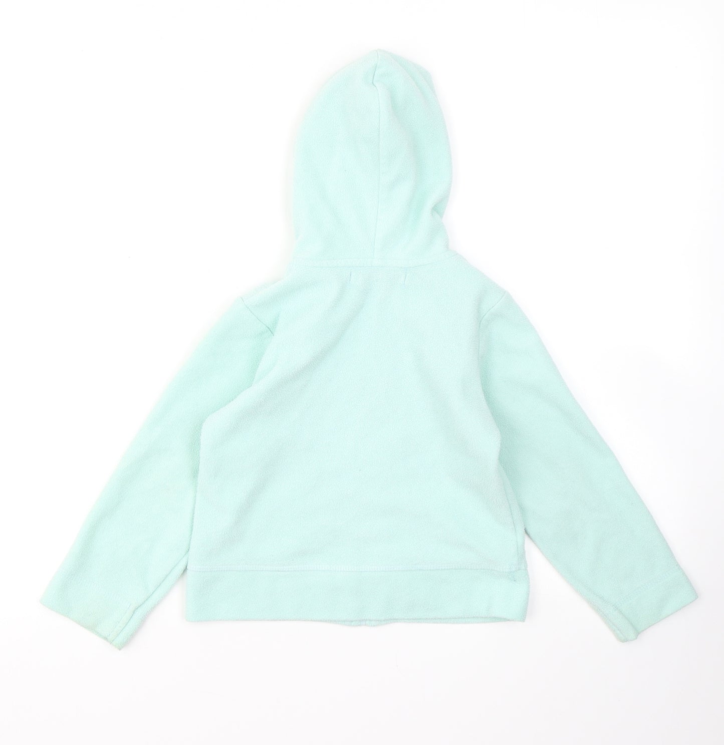 George Girls Blue  Polyester Full Zip Hoodie Size 3-4 Years  Zip