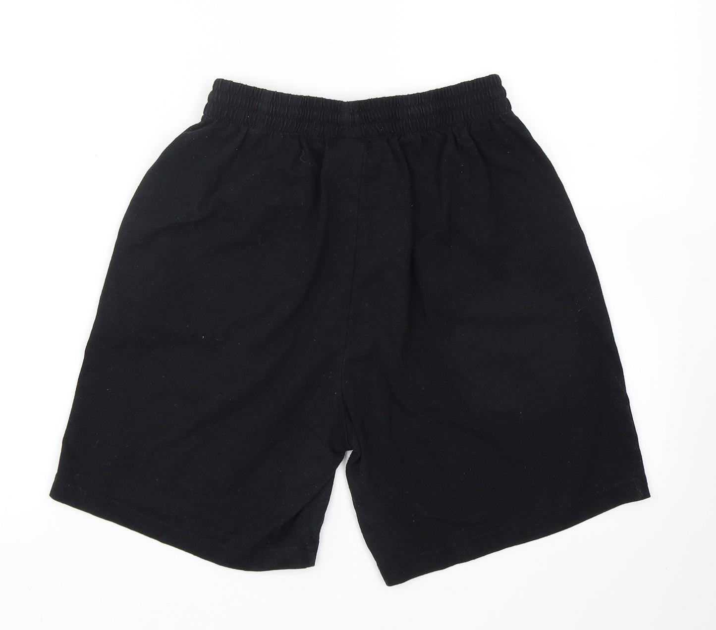 Slazenger Boys Black  Polyester Sweat Shorts Size 5 Years  Regular Drawstring