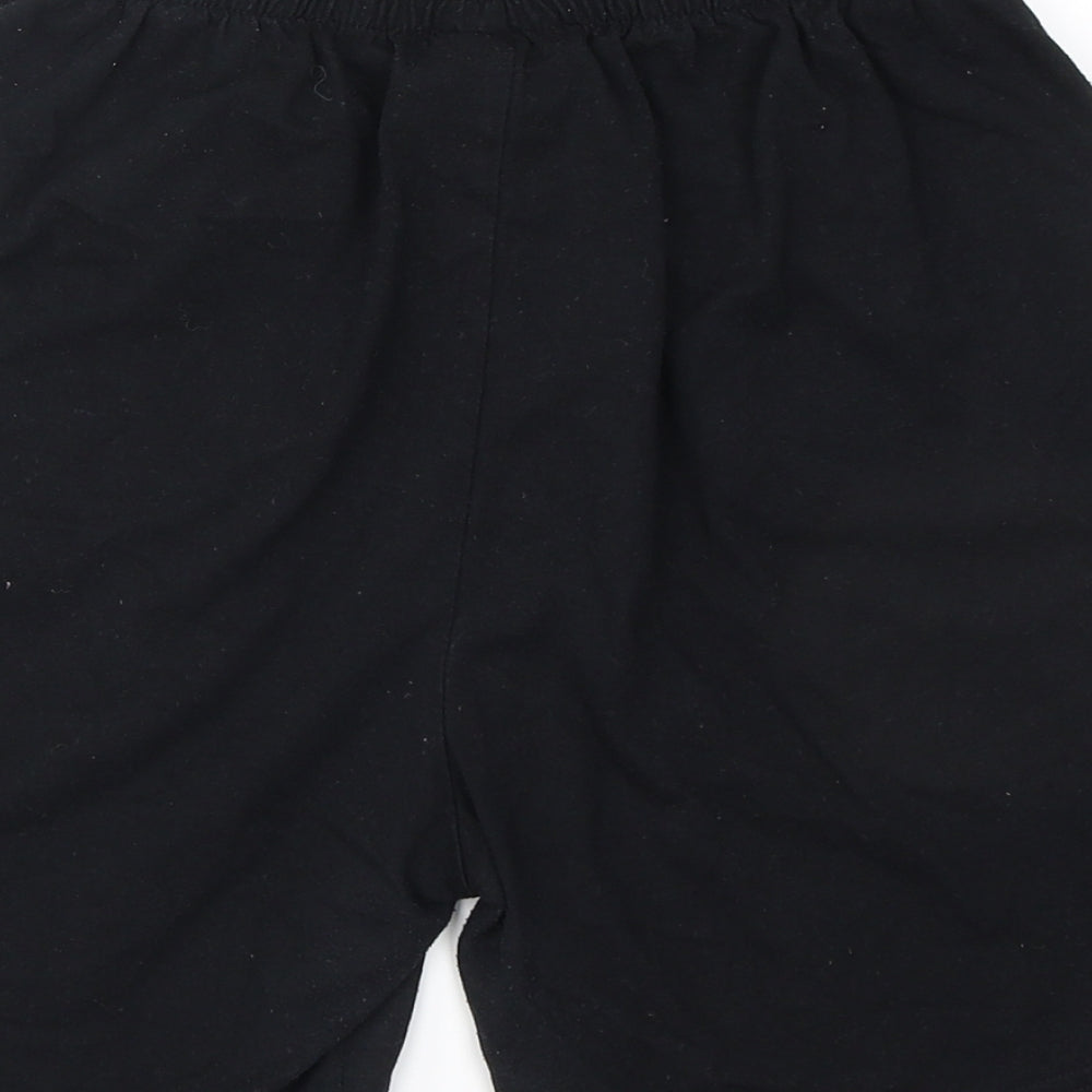Slazenger Boys Black  Polyester Sweat Shorts Size 5 Years  Regular Drawstring