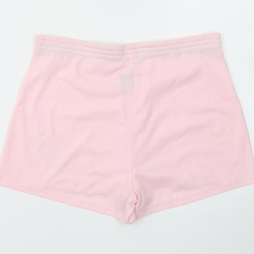 Xe Womens Pink  Polyester Sweat Shorts Size S  Regular
