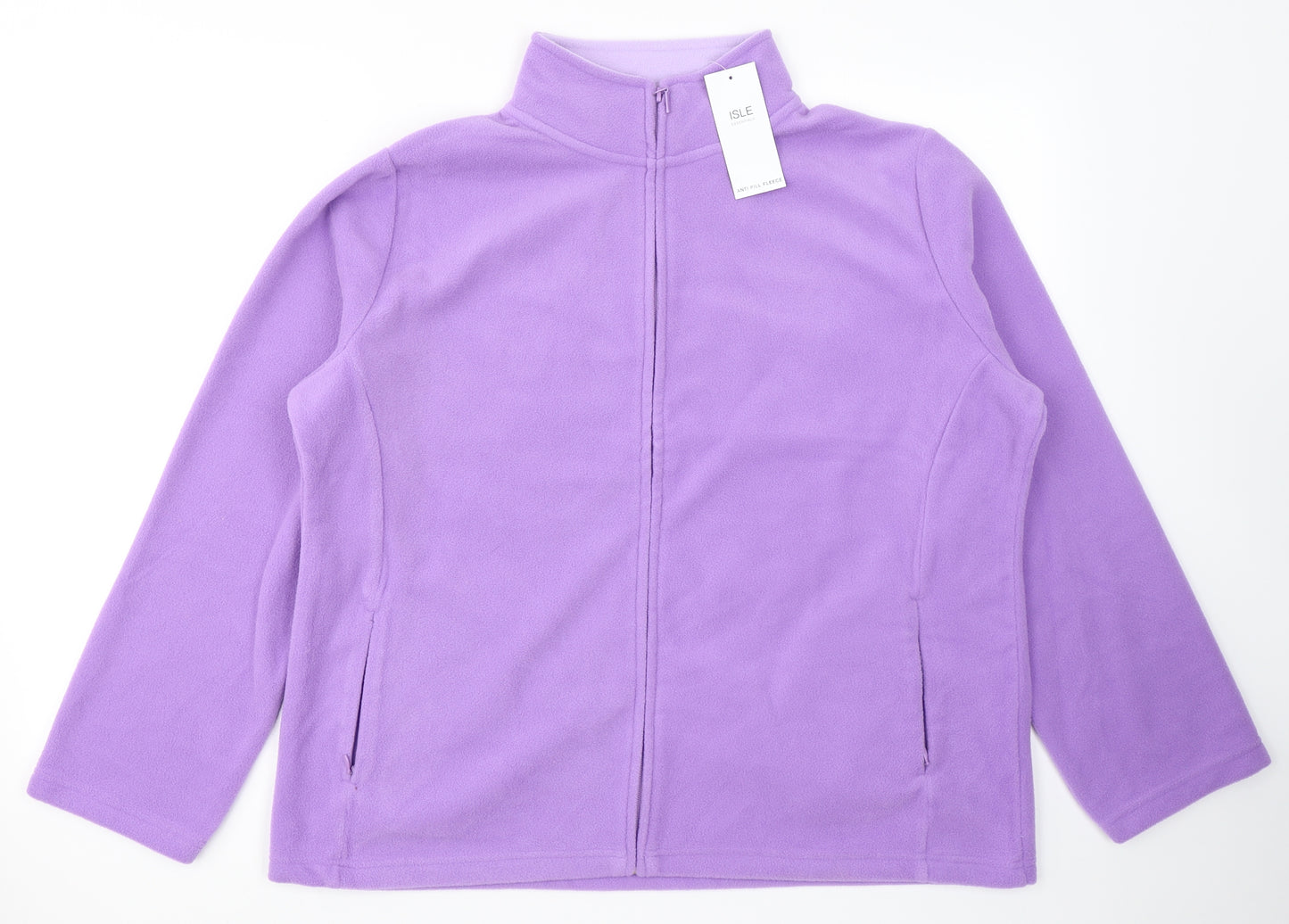 Isle Essential Womens Purple   Jacket  Size 22  Zip