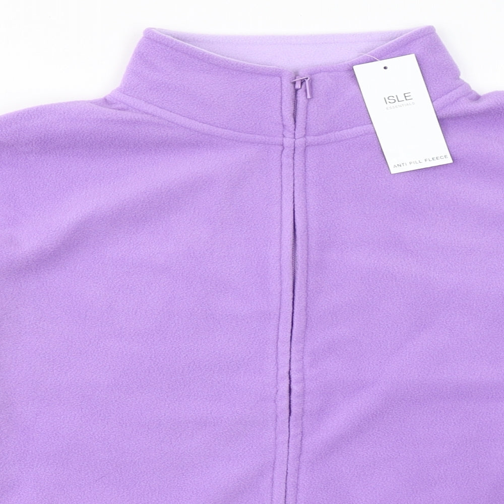 Isle Essential Womens Purple   Jacket  Size 22  Zip