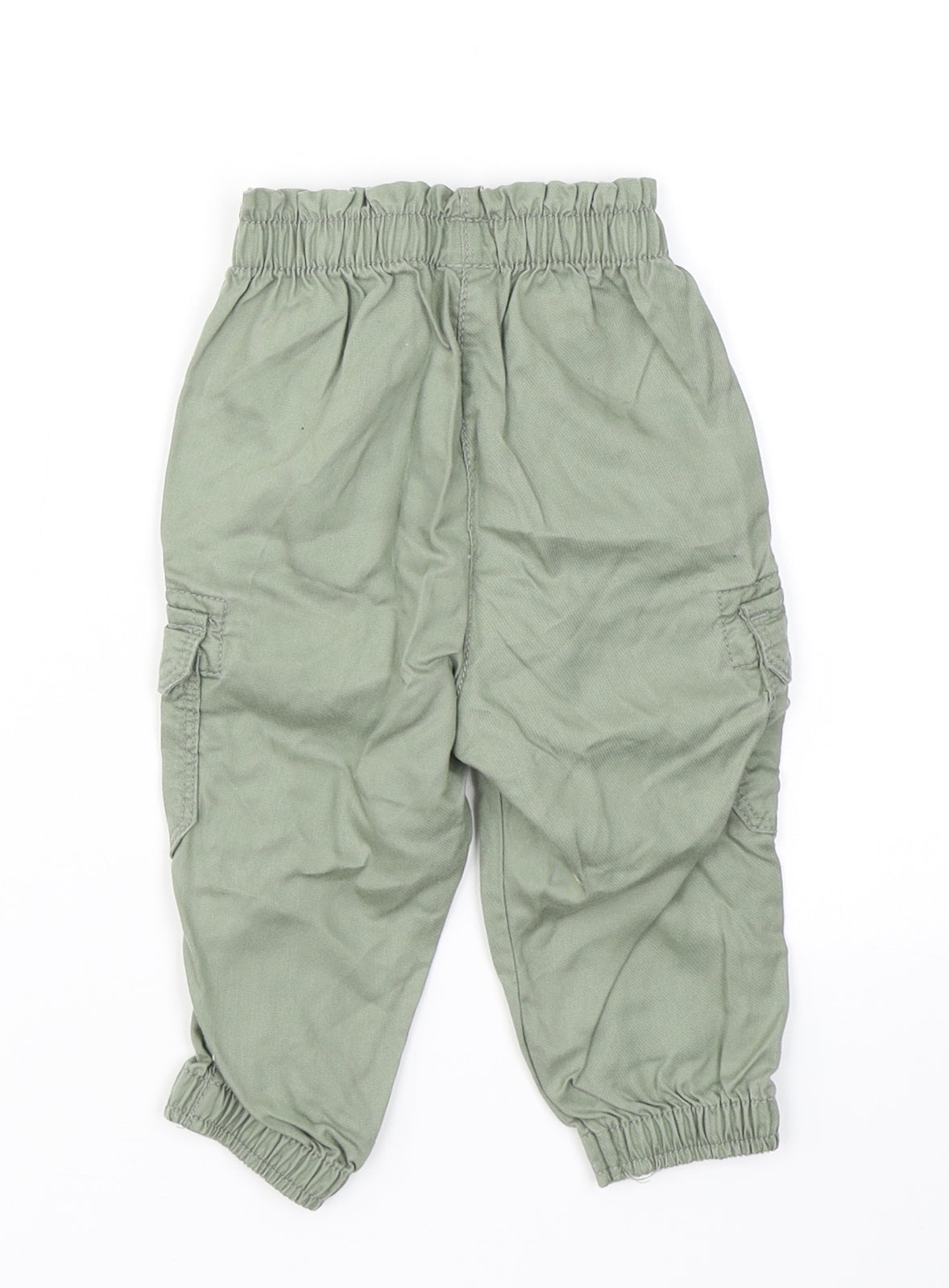 NEXT Girls Green  Lyocell Jogger Trousers Size 6-9 Months