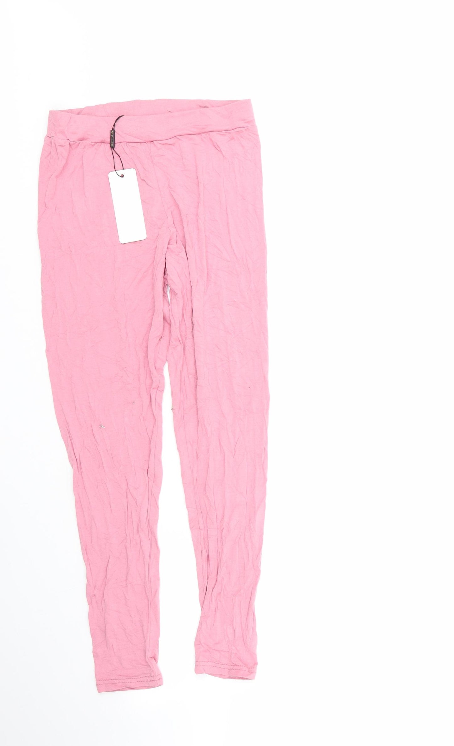 I SAW IT FIRST Womens Pink  Viscose  Pyjama Pants Size 8