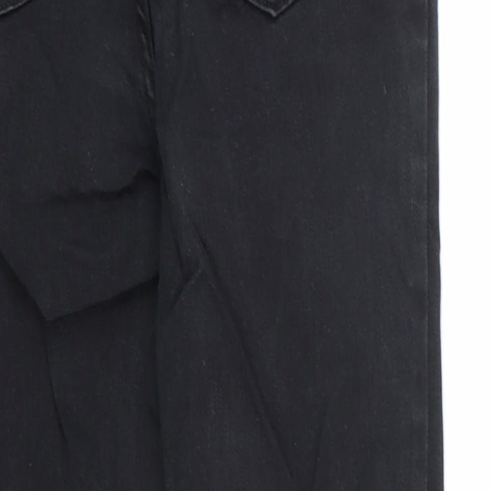 F&F Womens Black  Polyester Skinny Jeans Size 10 L26 in Regular