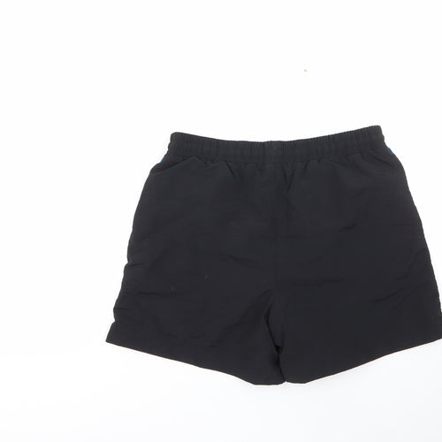Slazenger Boys Black  100% Polyester Sweat Shorts Size 13 Years  Regular