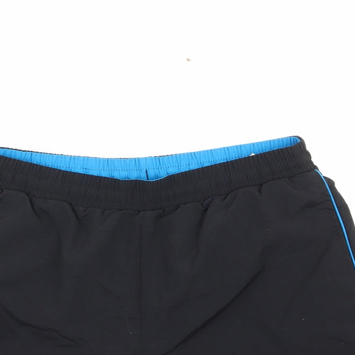 Slazenger Boys Black  100% Polyester Sweat Shorts Size 13 Years  Regular