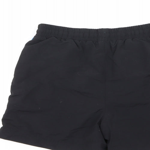 Slazenger Boys Black  100% Polyester Sweat Shorts Size 13 Years  Regular