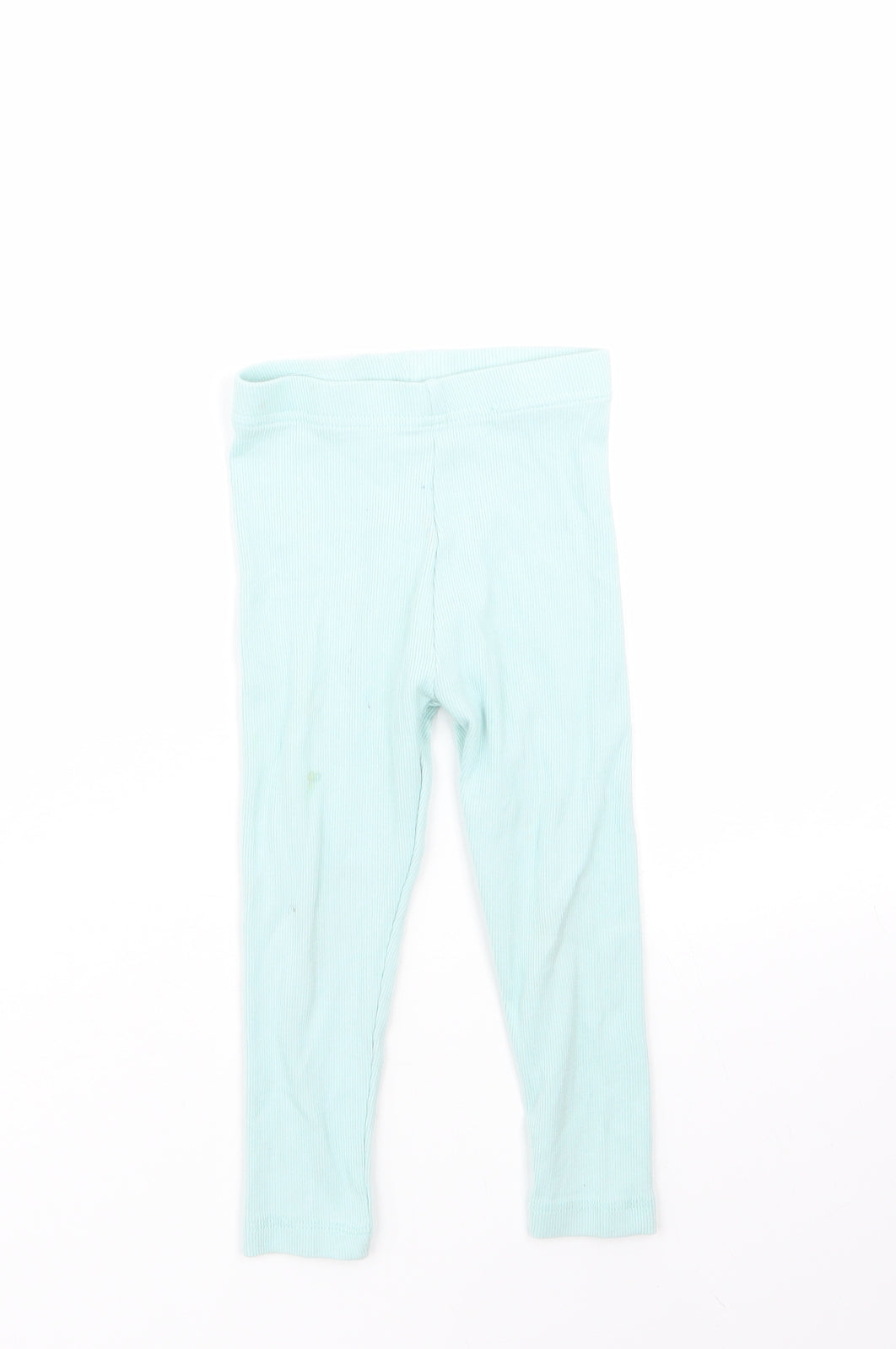 George Girls Green  Cotton Cropped Trousers Size 2-3 Years  Regular
