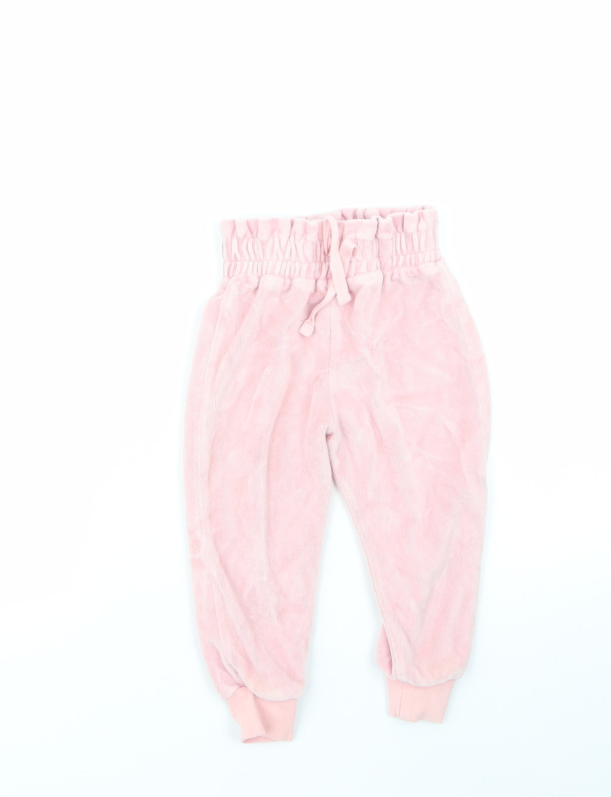 George Girls Pink  Cotton Chino Trousers Size 2-3 Years  Regular