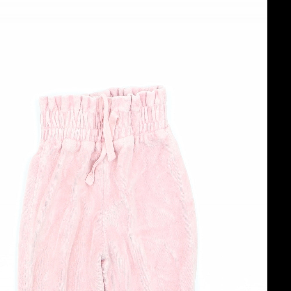 George Girls Pink  Cotton Chino Trousers Size 2-3 Years  Regular