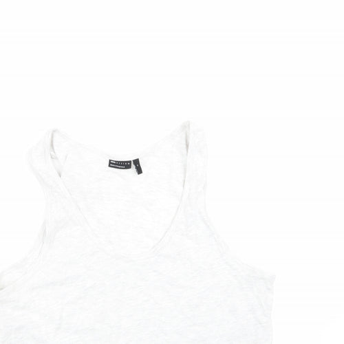 ASOS Mens Grey  Cotton  T-Shirt Size M Round Neck