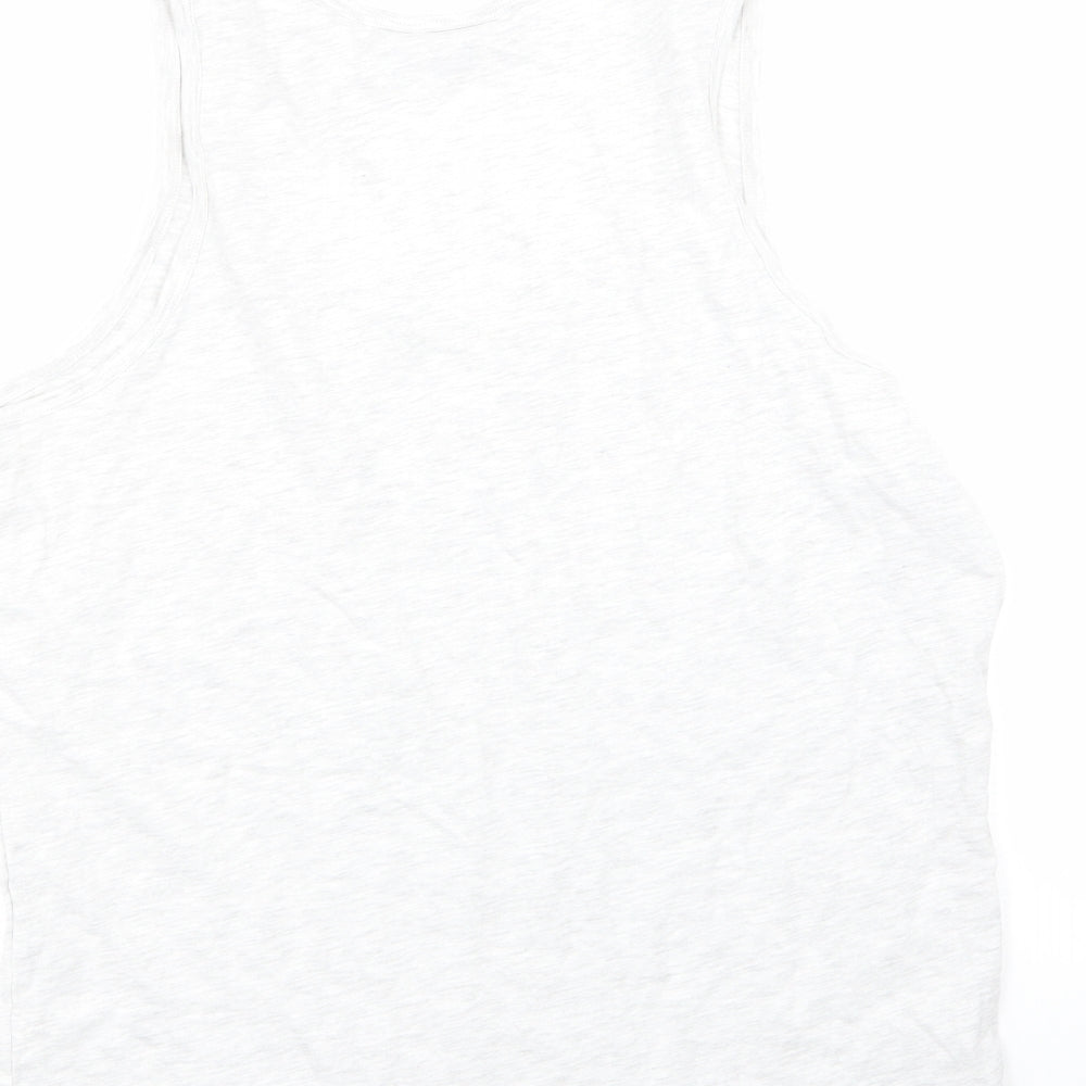 ASOS Mens Grey  Cotton  T-Shirt Size M Round Neck