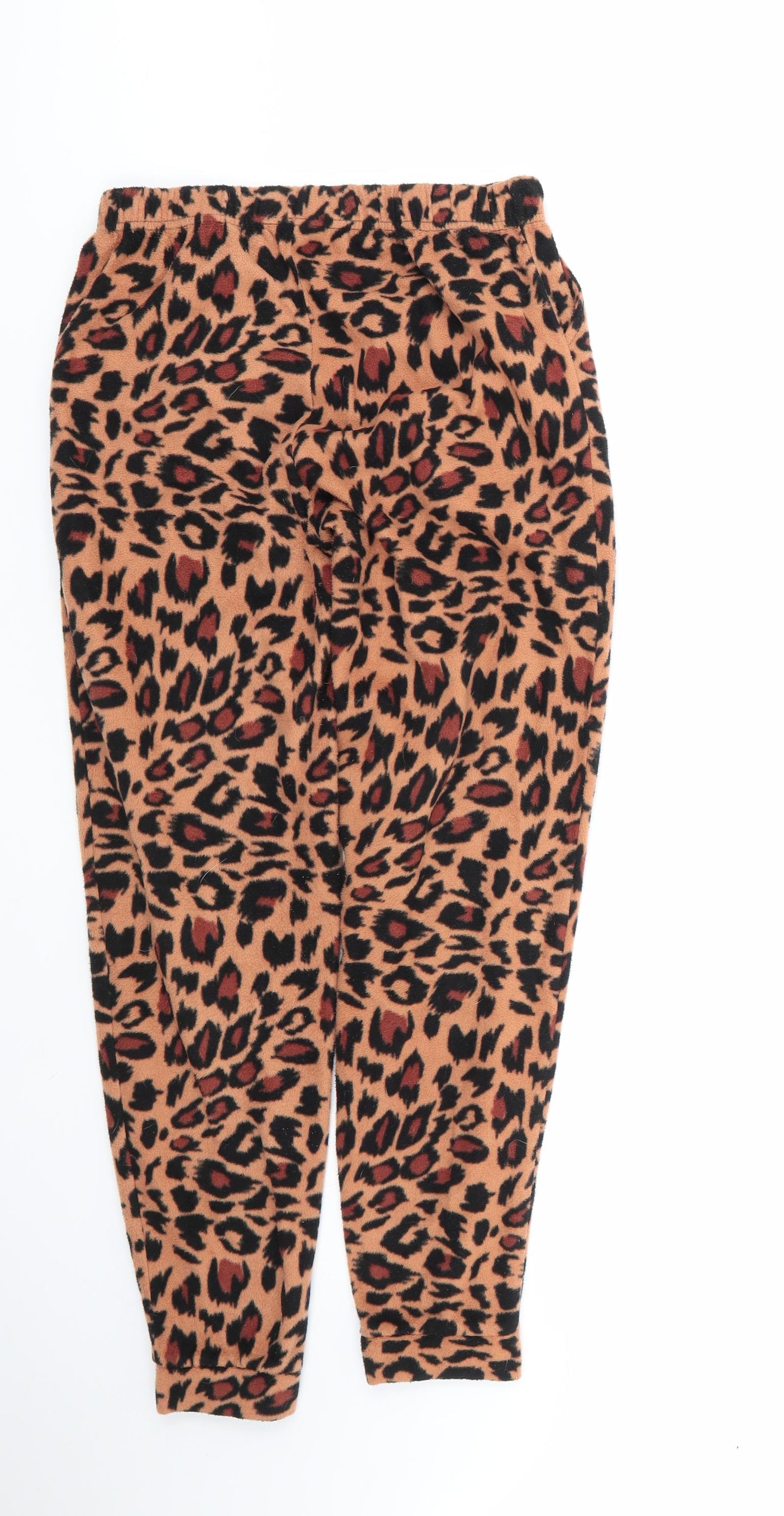 style it up Womens Multicoloured Animal Print Polyester Top Pyjama Pants Size S