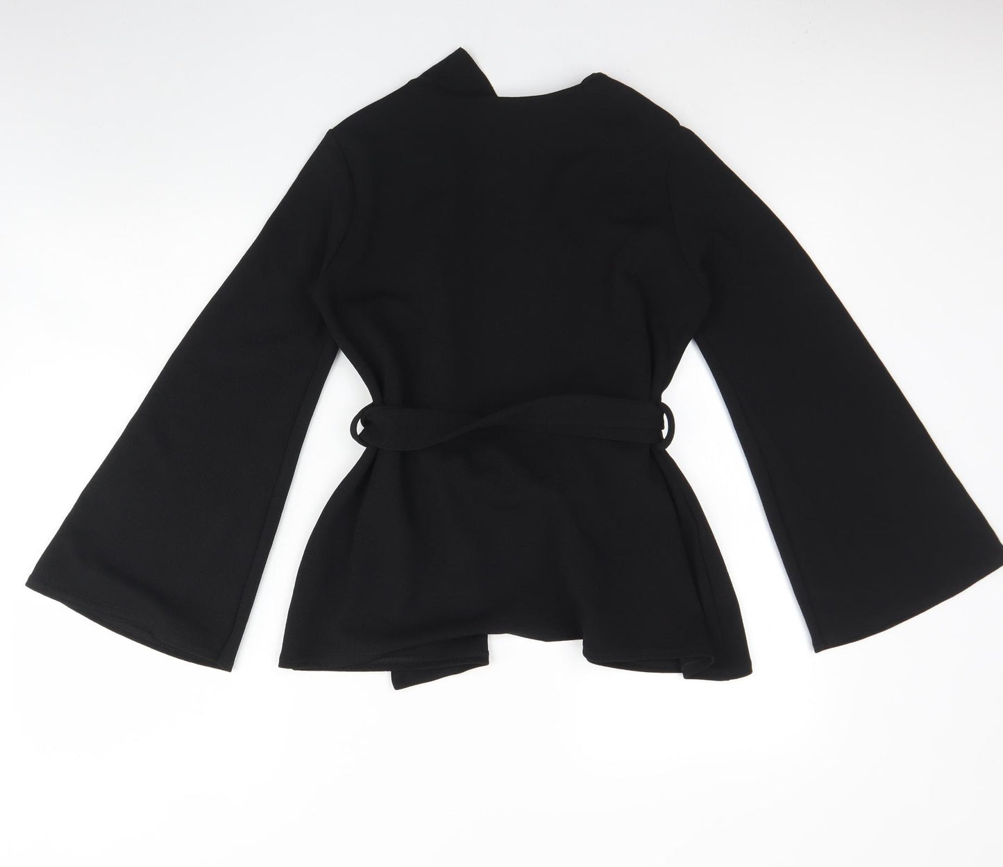 Boohoo` Womens Black   Jacket  Size 6  Tie