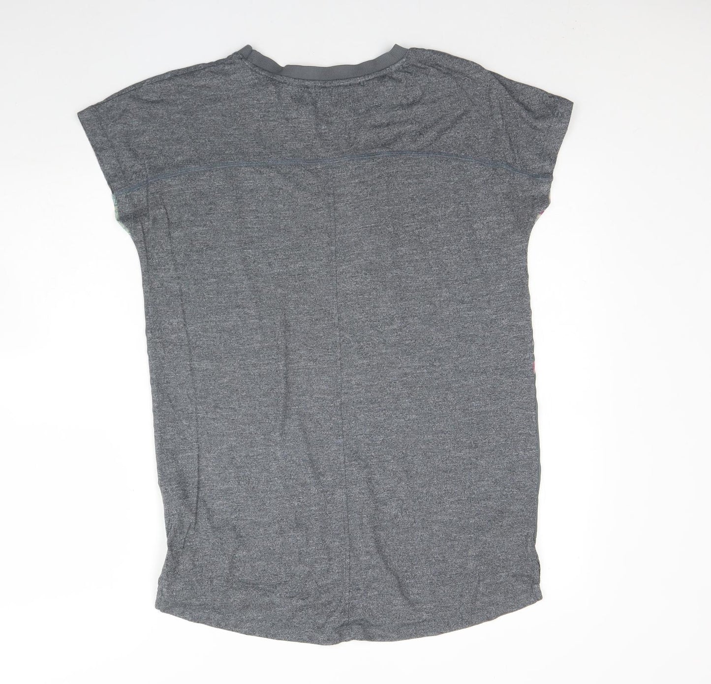 NEXT Womens Grey  Polyester Basic Blouse Size 12 Round Neck
