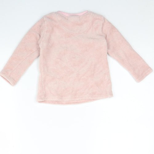 Dream big Girls Pink Solid Polyester Cami Pyjama Top Size 2 Years