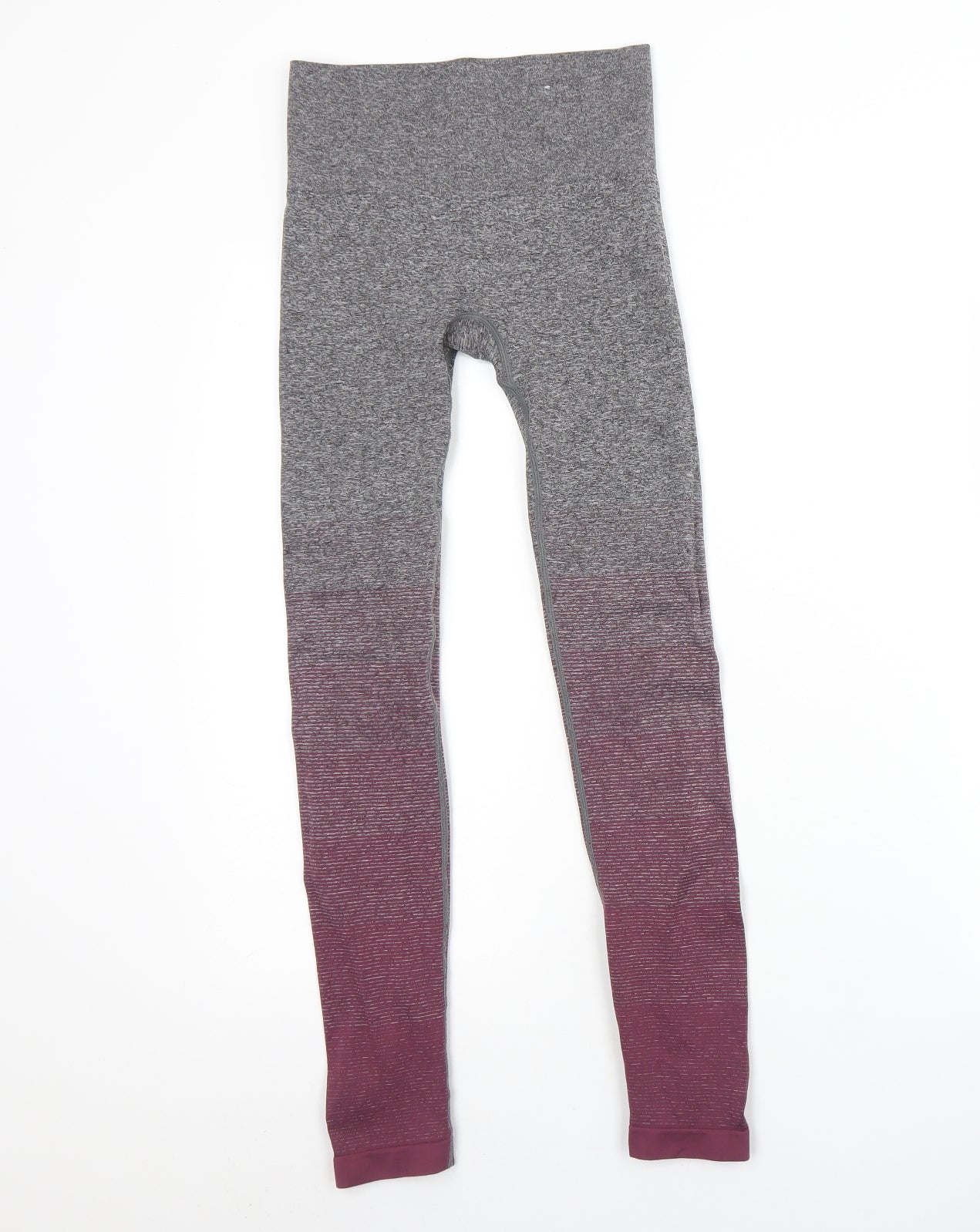 Workout Womens Grey  Polyester Capri Leggings Size 2XS L26 in Regular