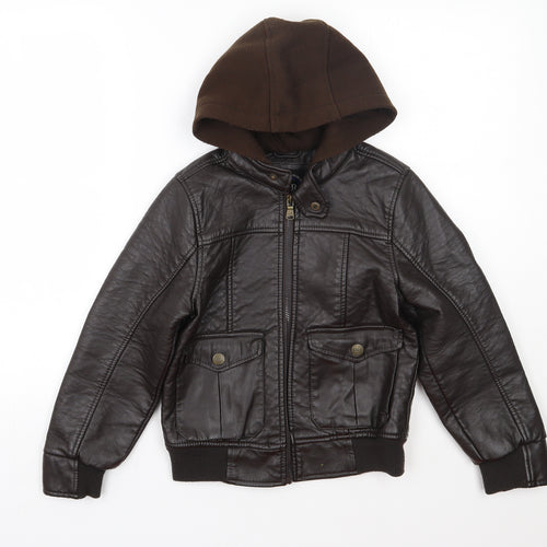 Urban Republic Girls Brown   Jacket Coat Size 7 Years  Zip