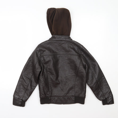 Urban Republic Girls Brown   Jacket Coat Size 7 Years  Zip