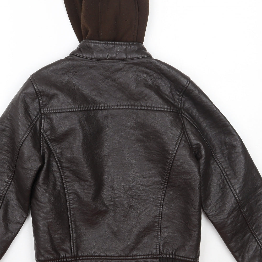 Urban Republic Girls Brown   Jacket Coat Size 7 Years  Zip