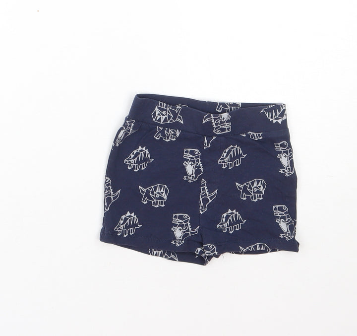 Bluezoo Baby Blue Cotton Cami Sleep Shorts Size 12-18 Months - Dinosaur
