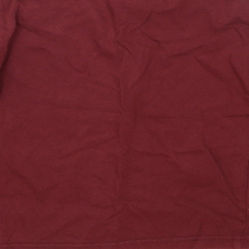 URBAN RASCALS Boys Red  Cotton Basic T-Shirt Size 5 Years Round Neck