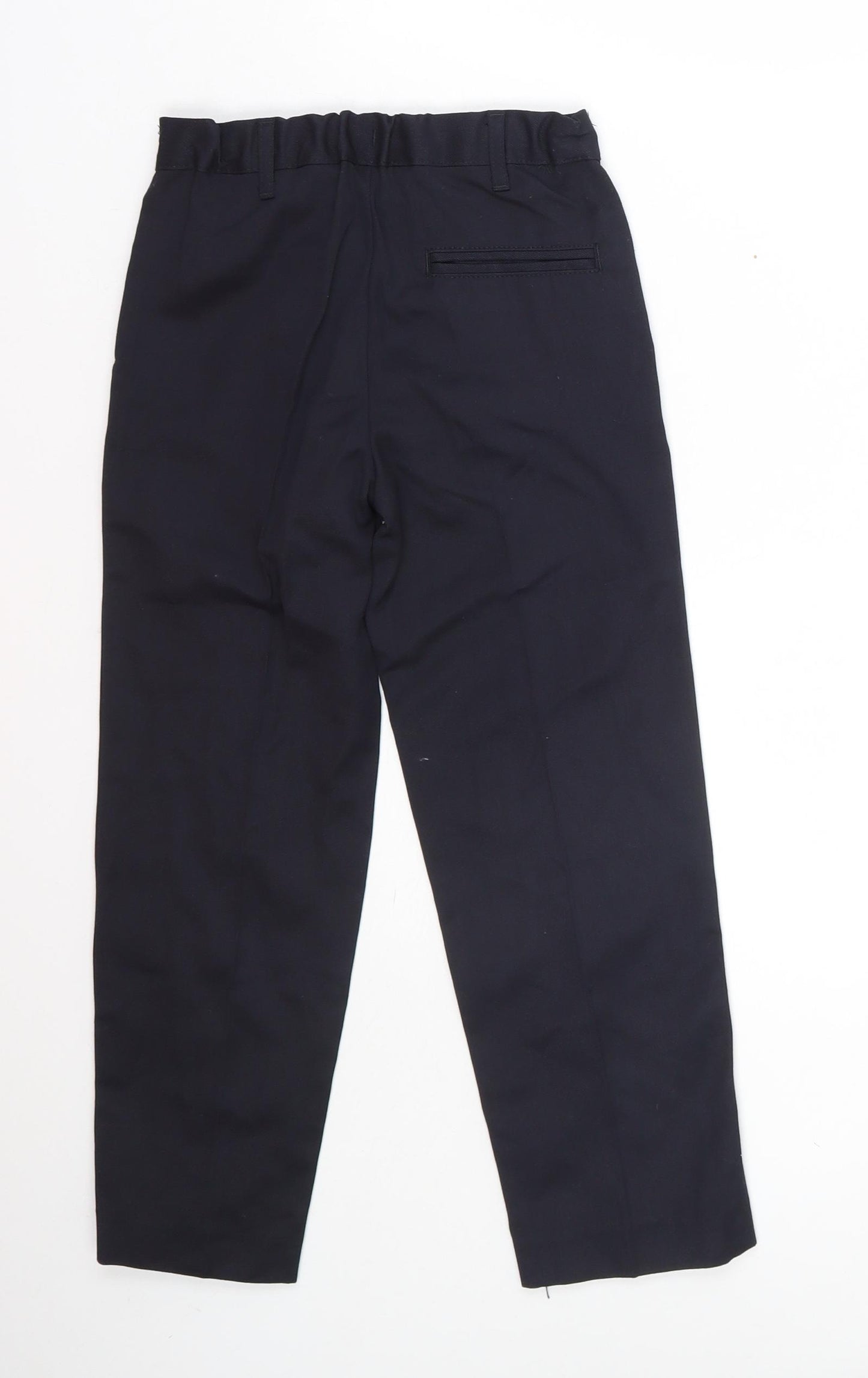 Lily & dan Boys Blue  Polyester Dress Pants Trousers Size 6-7 Years  Regular  - School uniform