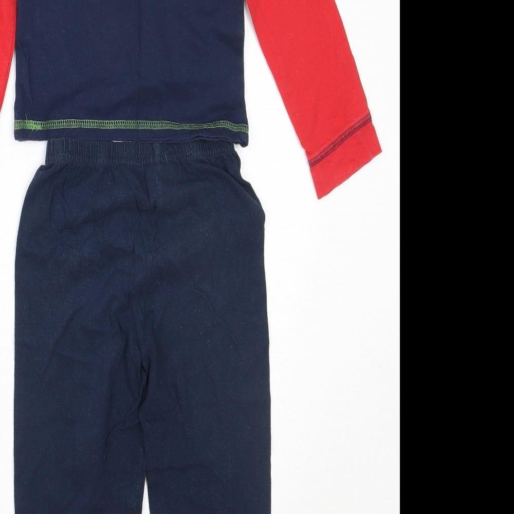 PJ MASKS Boys Blue  Cotton  Pyjama Set Size 5-6 Years   - PJ Masks