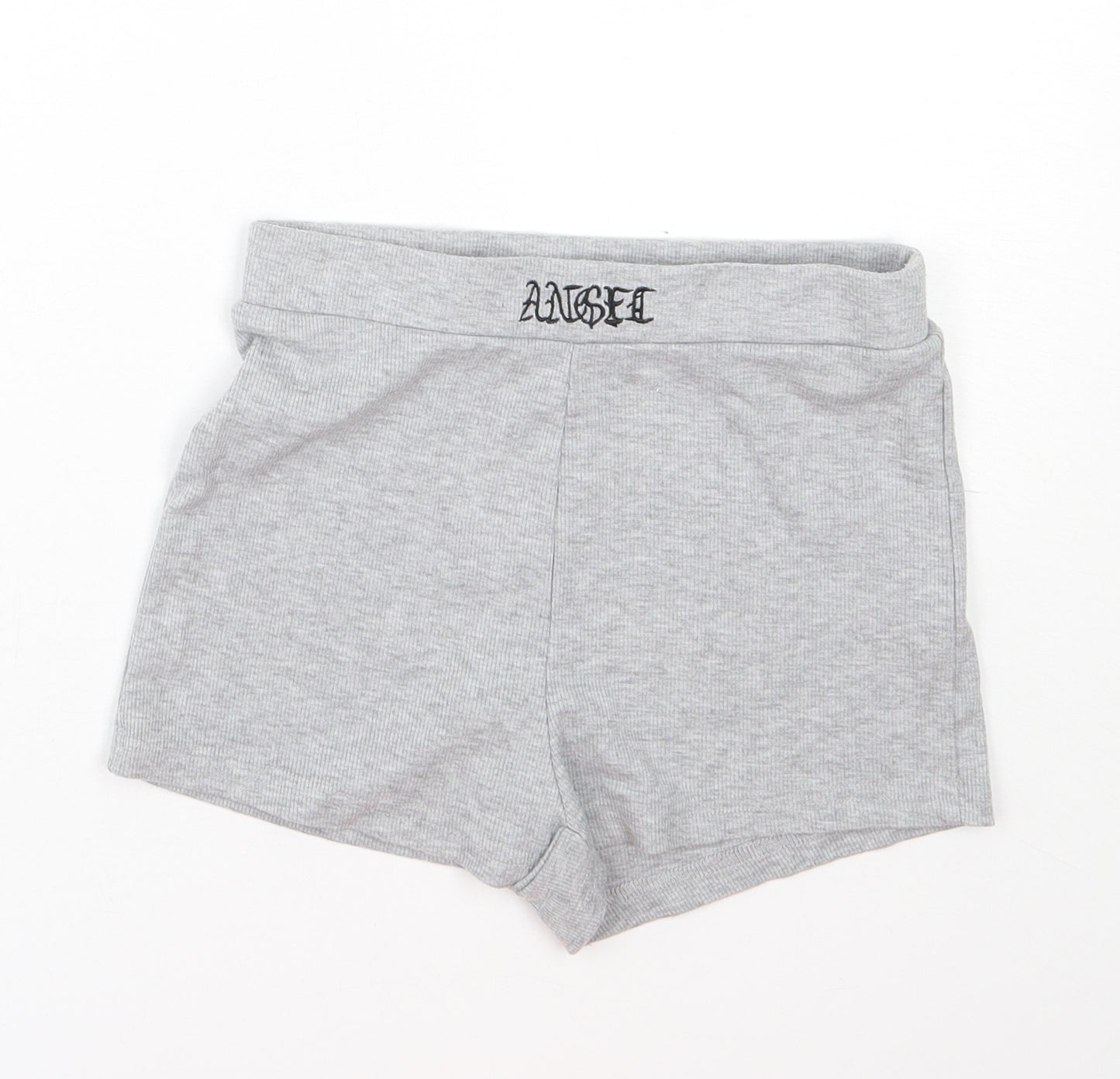 Shien Womens Grey  Cotton Sweat Shorts Size XS  Regular
