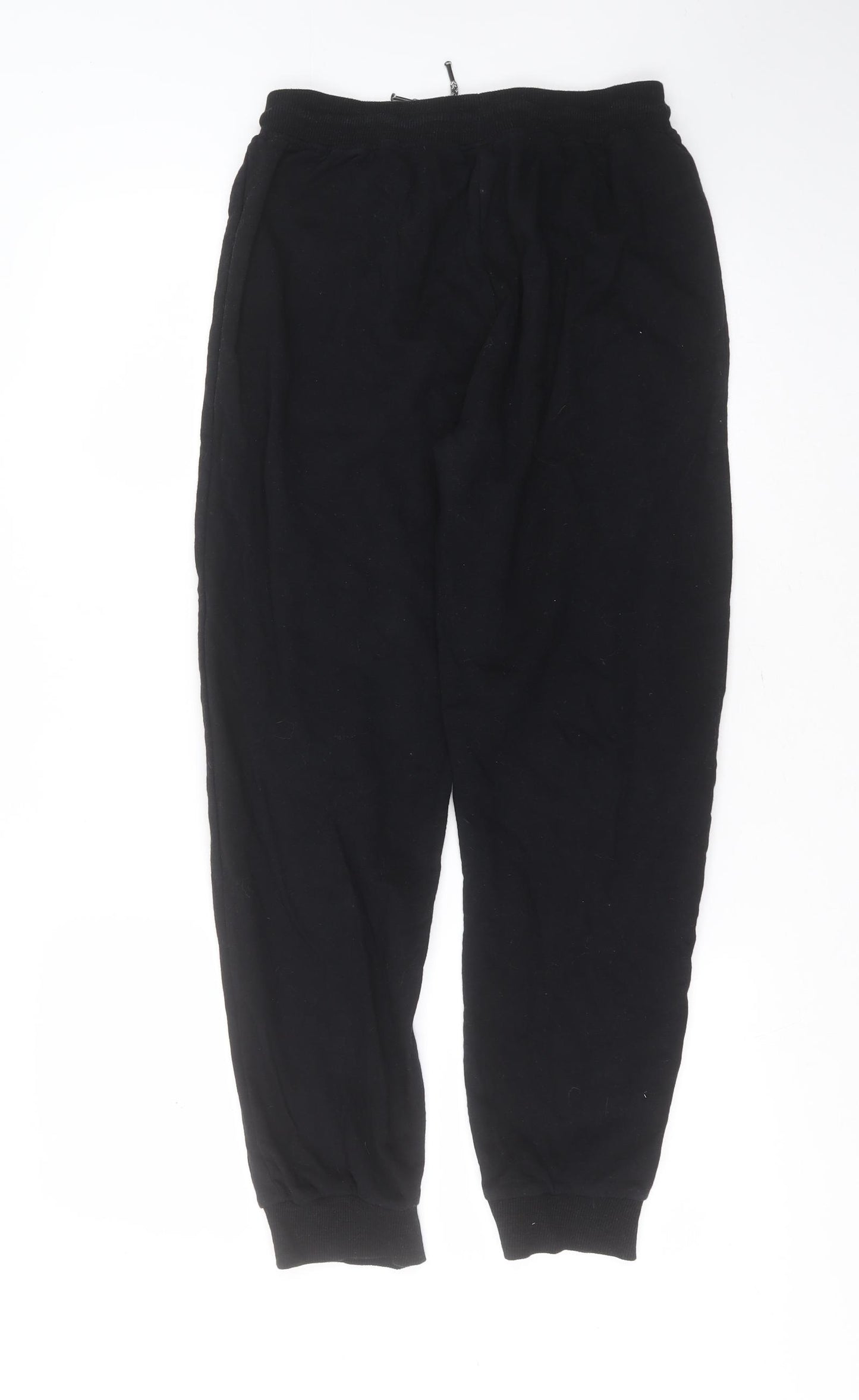 NEXT Boys Black  Cotton Jogger Trousers Size 14 Years  Slim