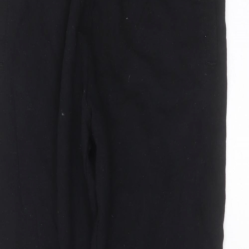 NEXT Boys Black  Cotton Jogger Trousers Size 14 Years  Slim