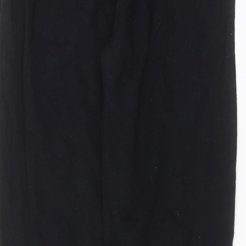 NEXT Boys Black  Cotton Jogger Trousers Size 14 Years  Slim