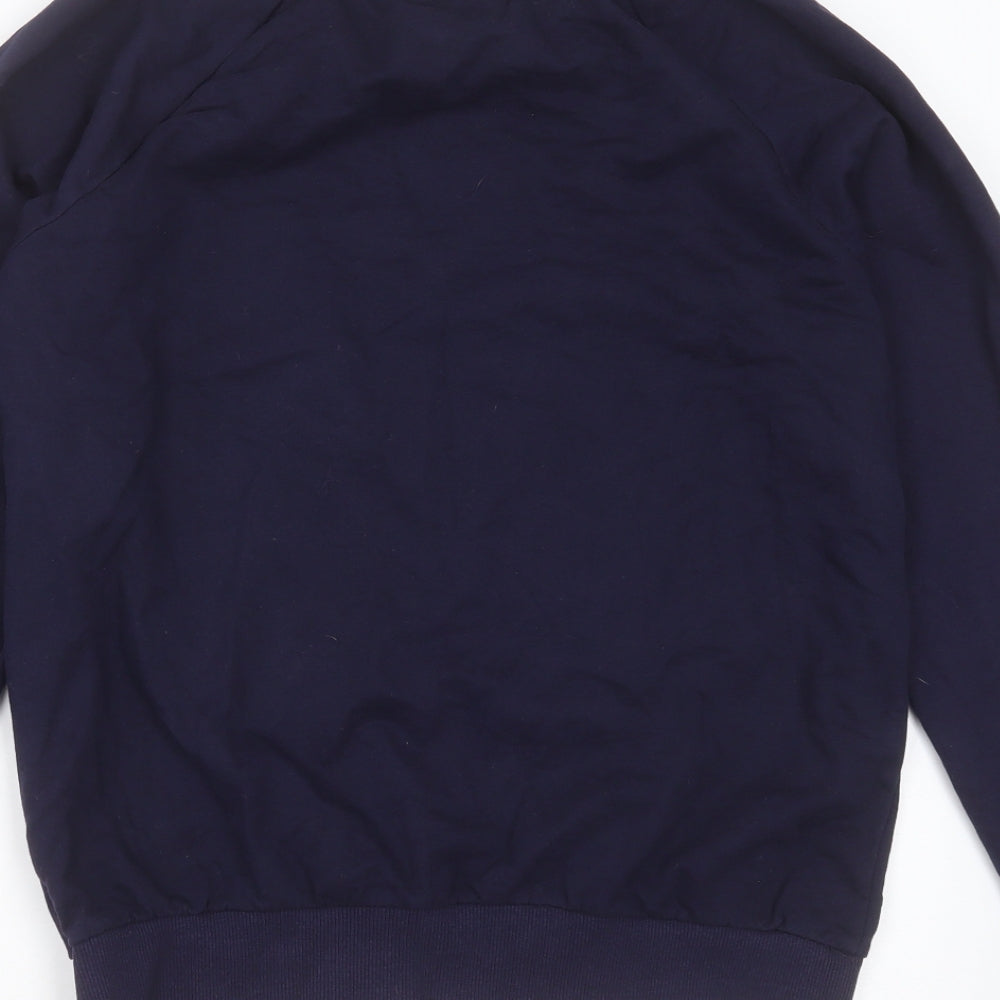 Primark Womens Blue  Cotton Pullover Sweatshirt Size 14   - Coca Cola Holidays are coming