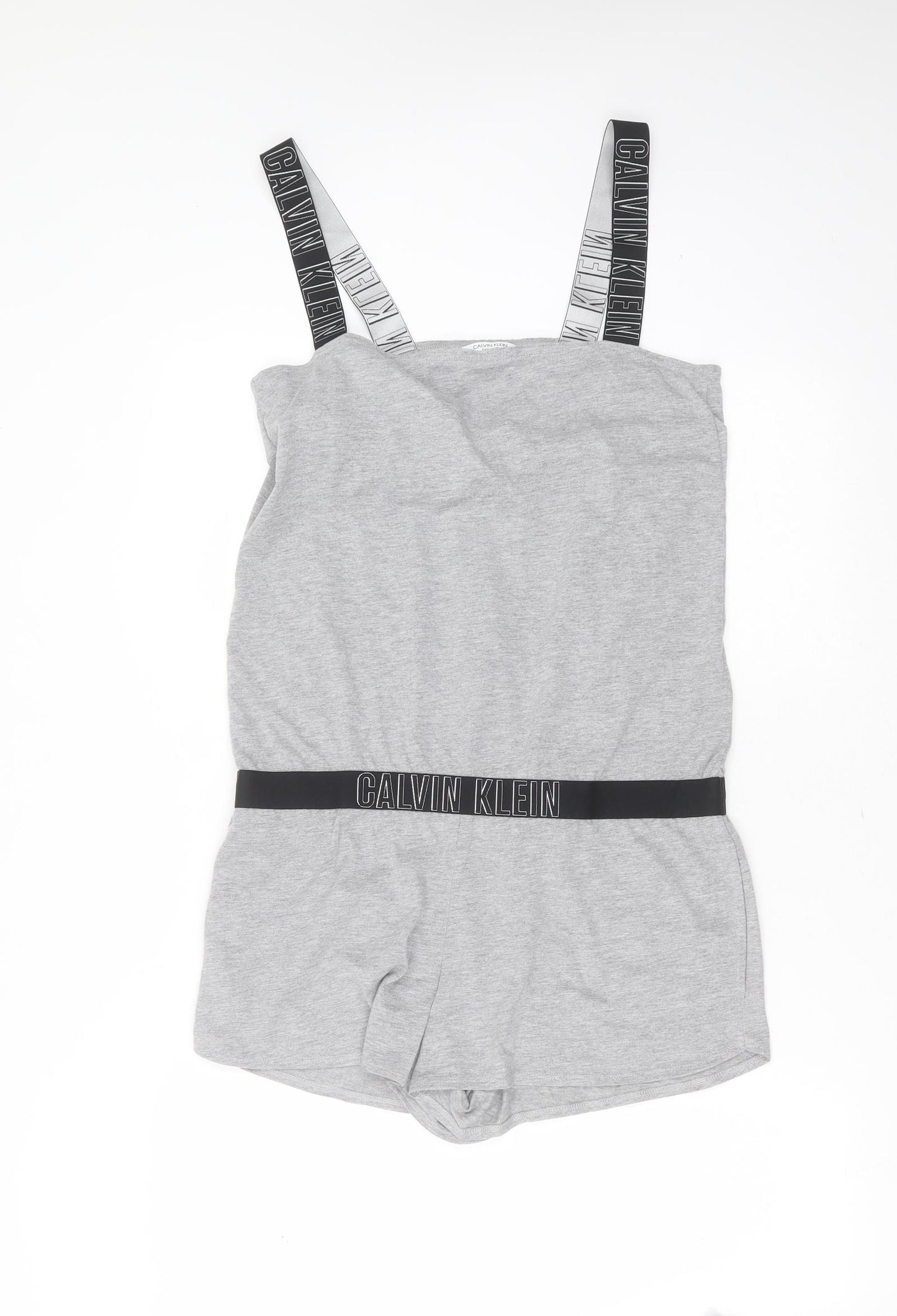 Calvin Klein Womens Grey  Cotton Playsuit One-Piece Size S