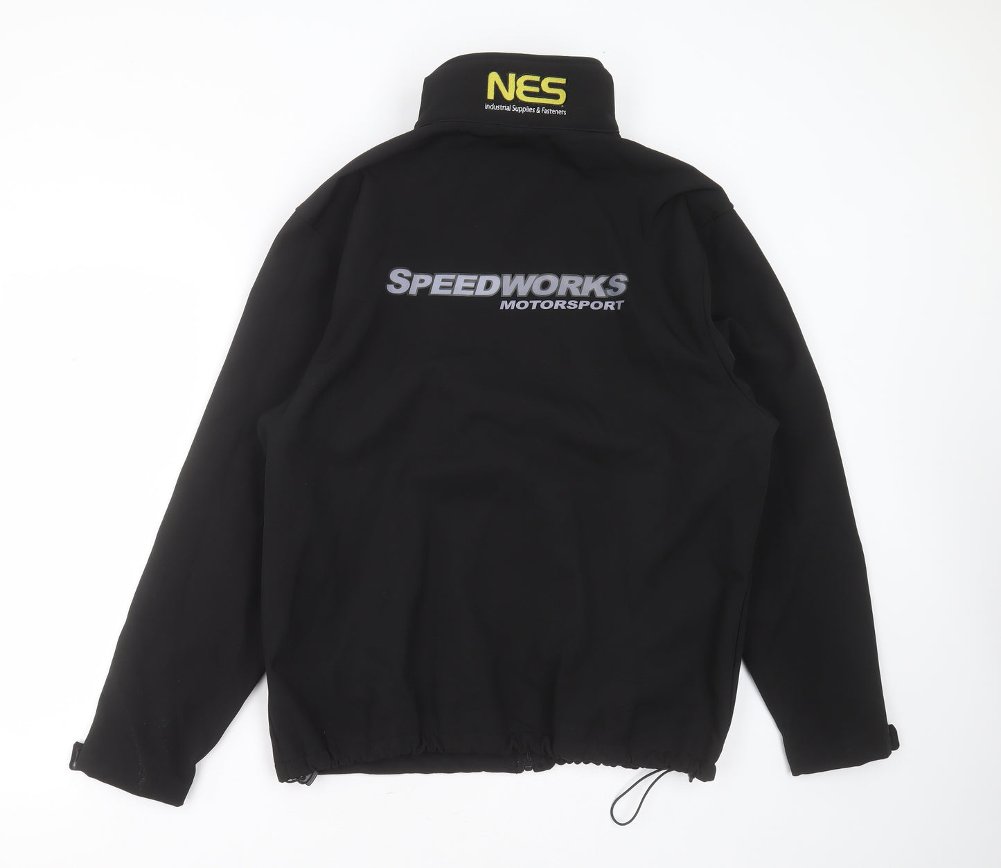 FORTRESS Mens Black   Jacket Coat Size L   - speedworks motorsport