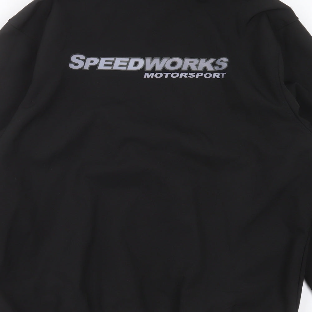 FORTRESS Mens Black   Jacket Coat Size L   - speedworks motorsport