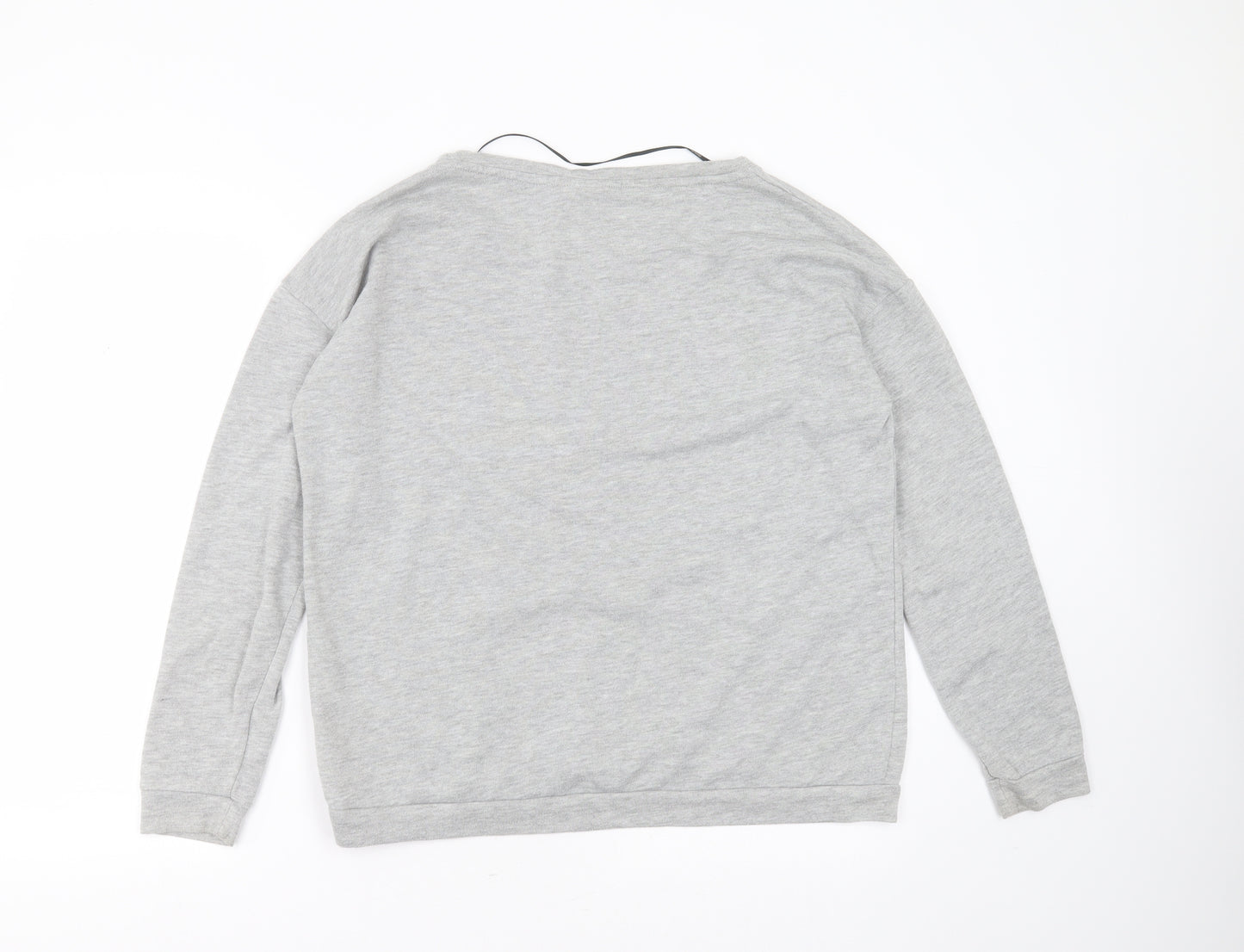 Only Womens Grey  Polyester Pullover Sweatshirt Size L   - bird, beaded