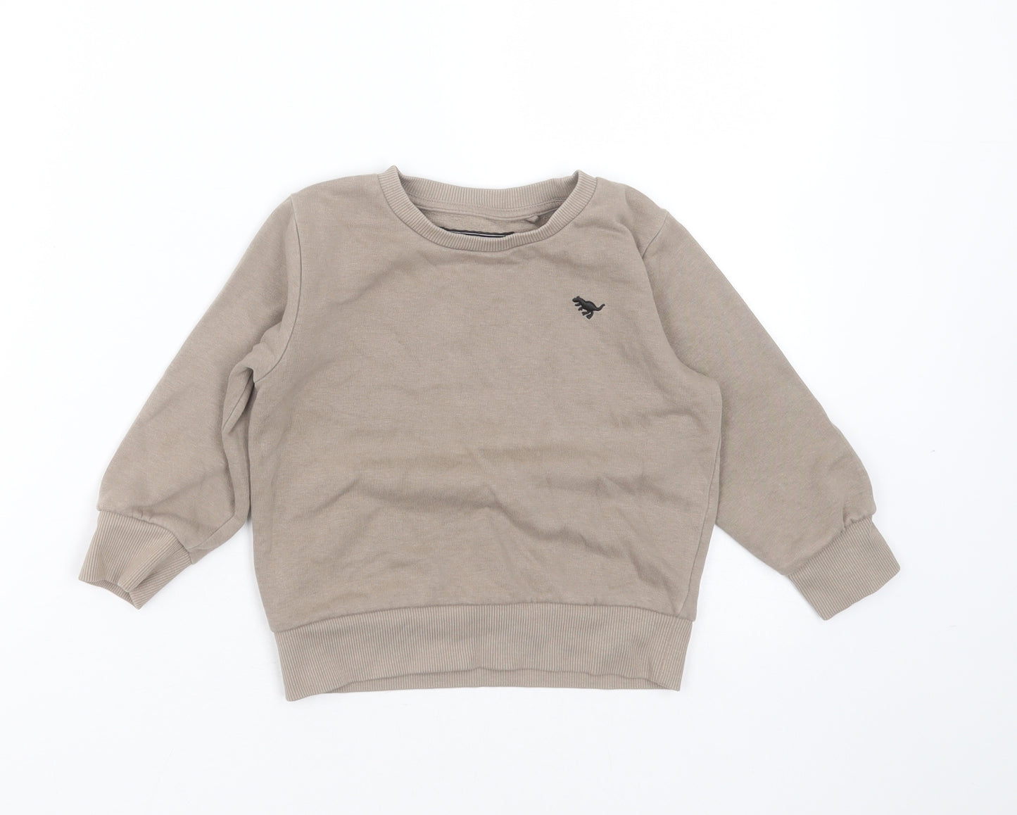 NEXT Baby Beige  Cotton Pullover Jumper Size 18-24 Months