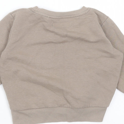 NEXT Baby Beige  Cotton Pullover Jumper Size 18-24 Months