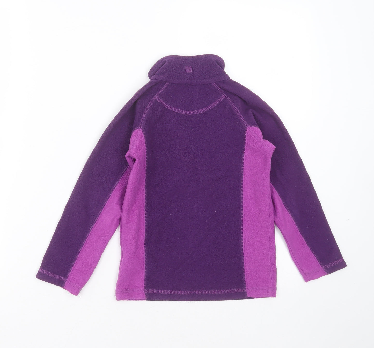 Mountain Warehouse Girls Purple High Neck  Polyester Pullover Jumper Size 3-4 Years