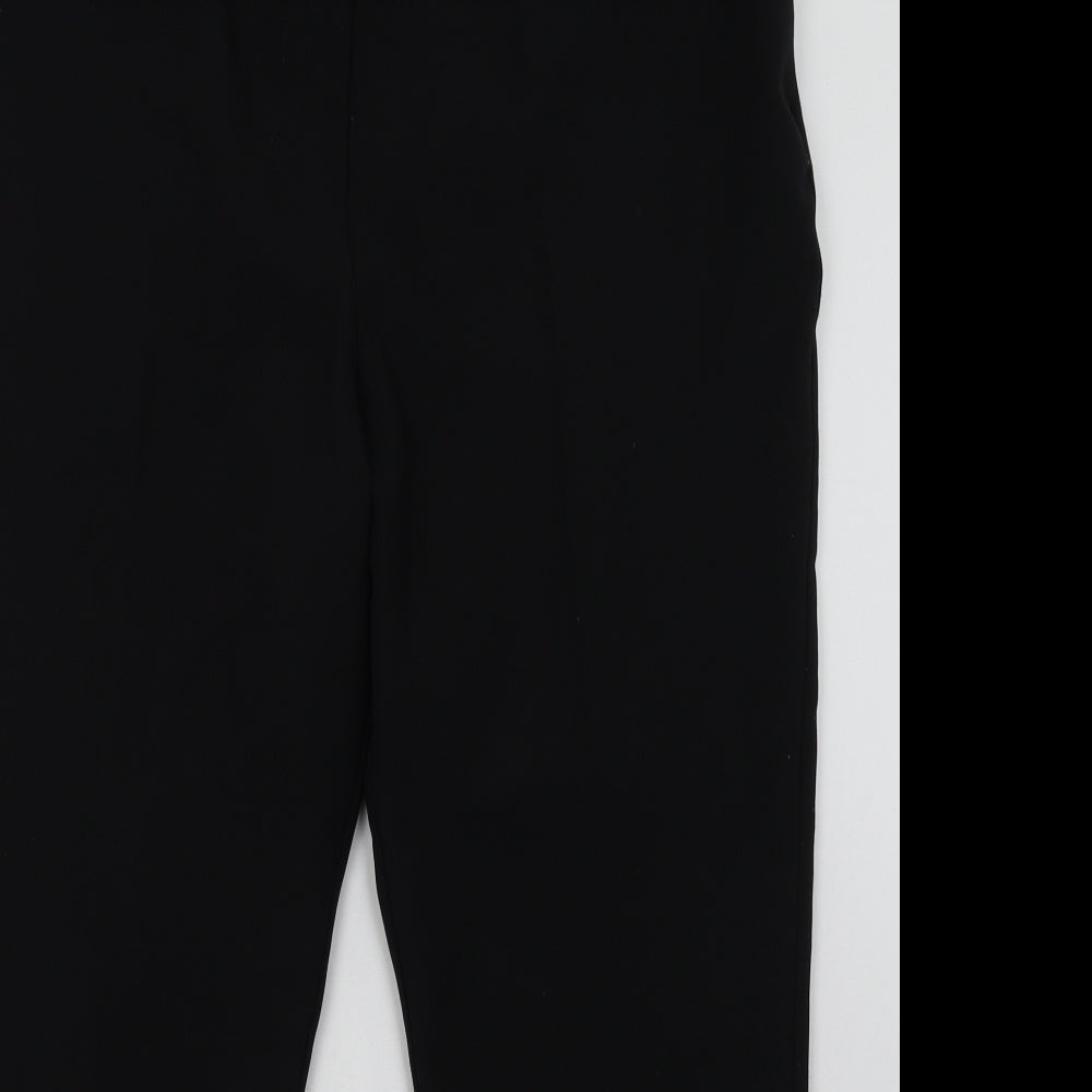 bonmarch Womens Black  Polyester Trousers  Size 18 L30 in Regular Hook & Eye - Tapered