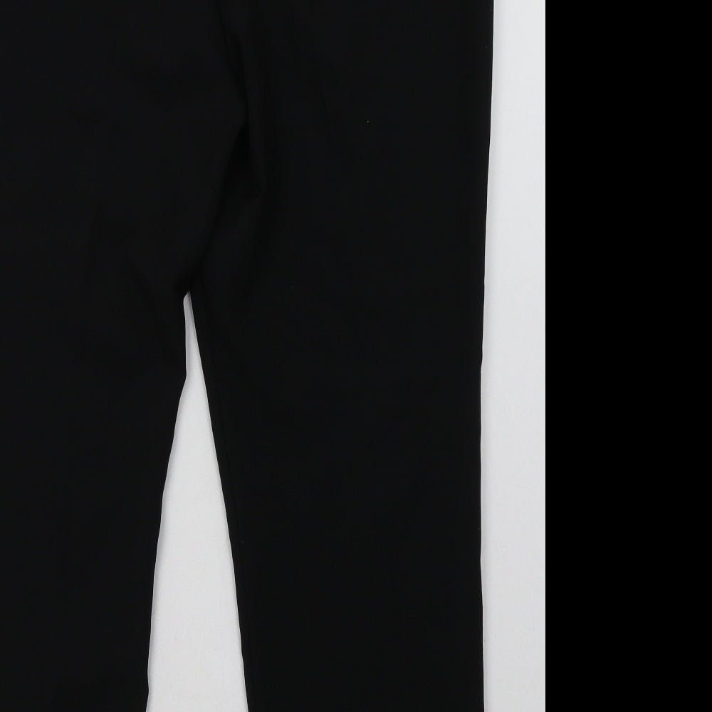 bonmarch Womens Black  Polyester Trousers  Size 18 L30 in Regular Hook & Eye - Tapered