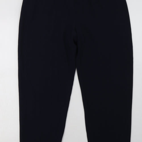 Just Elegance Womens Blue  Polyester Trousers  Size 14 L30 in Regular Button