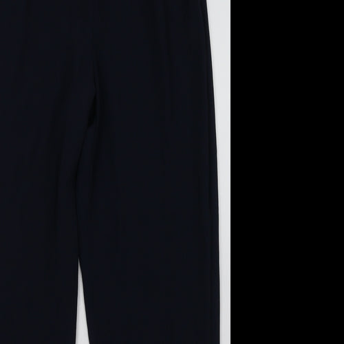 Just Elegance Womens Blue  Polyester Trousers  Size 14 L30 in Regular Button