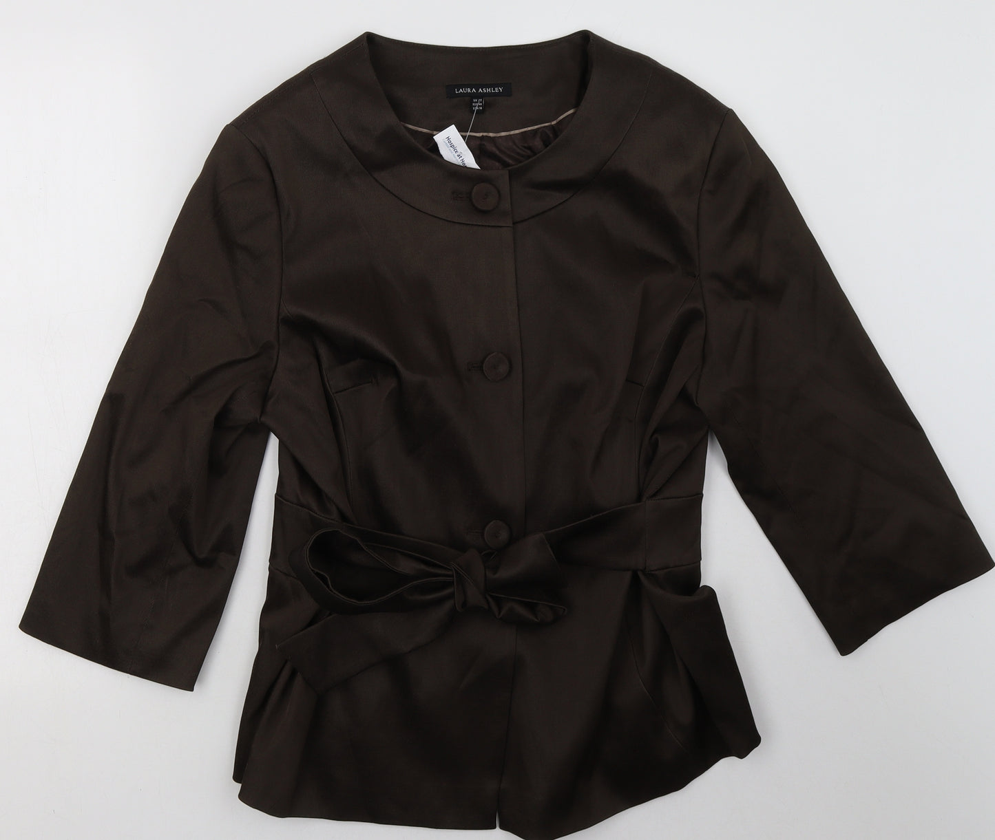 Laura Ashley Womens Brown   Jacket  Size 20  Button