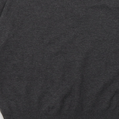 trutex Mens Grey  Cotton Pullover Sweatshirt Size S