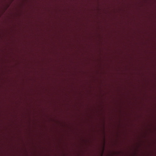 Marks and Spencer Mens Purple  Cotton Pullover Sweatshirt Size M